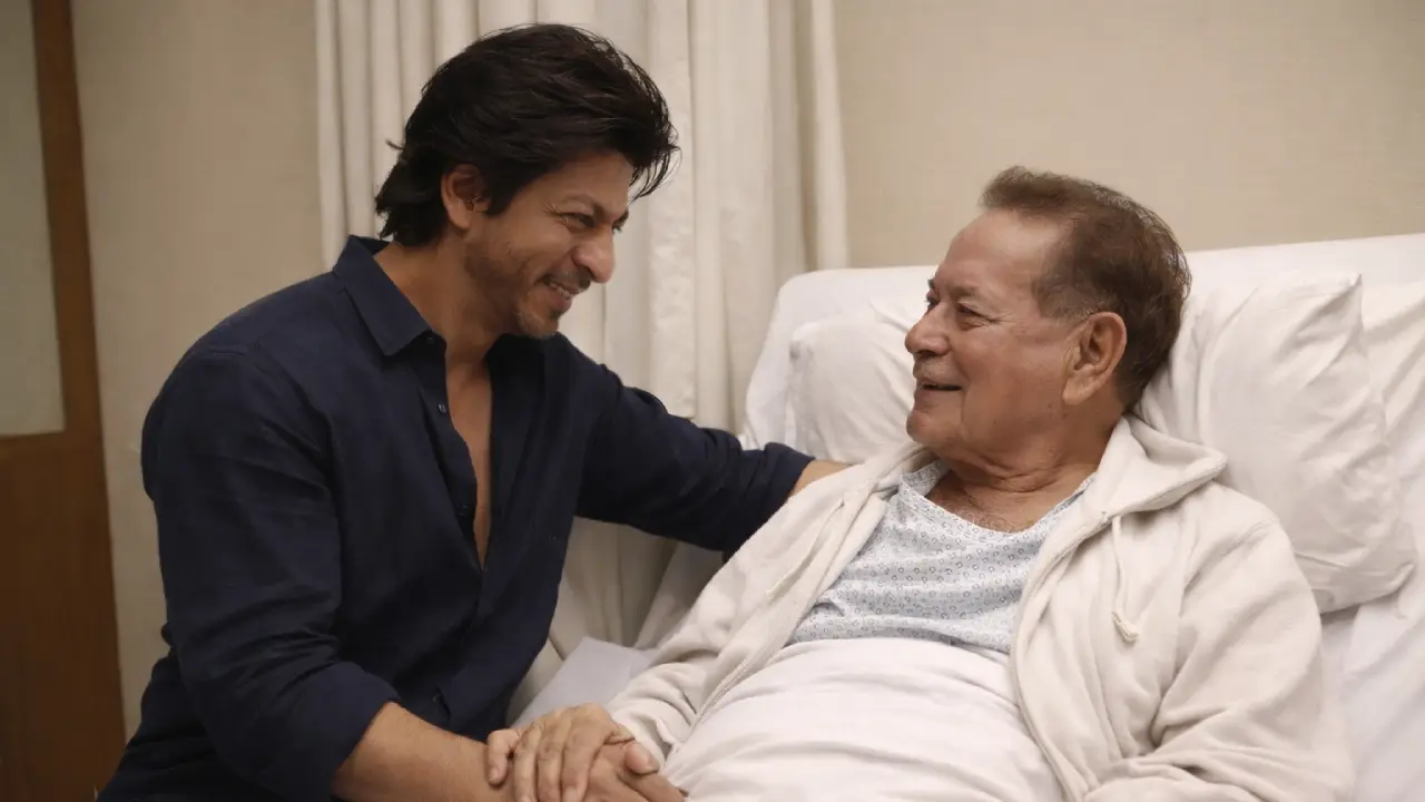 Shah Rukh Khan Rushes to Lilavati Hospital to Check on Salim Khan After Health Scare, Stands Firmly by Salman Khan