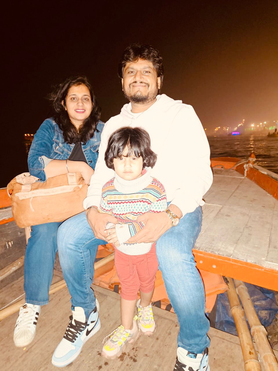  'Hasal shoot' Title: Bravo Entertainment Producer Jayesh Patel in Varanasi for the shoot of feature film Hasal