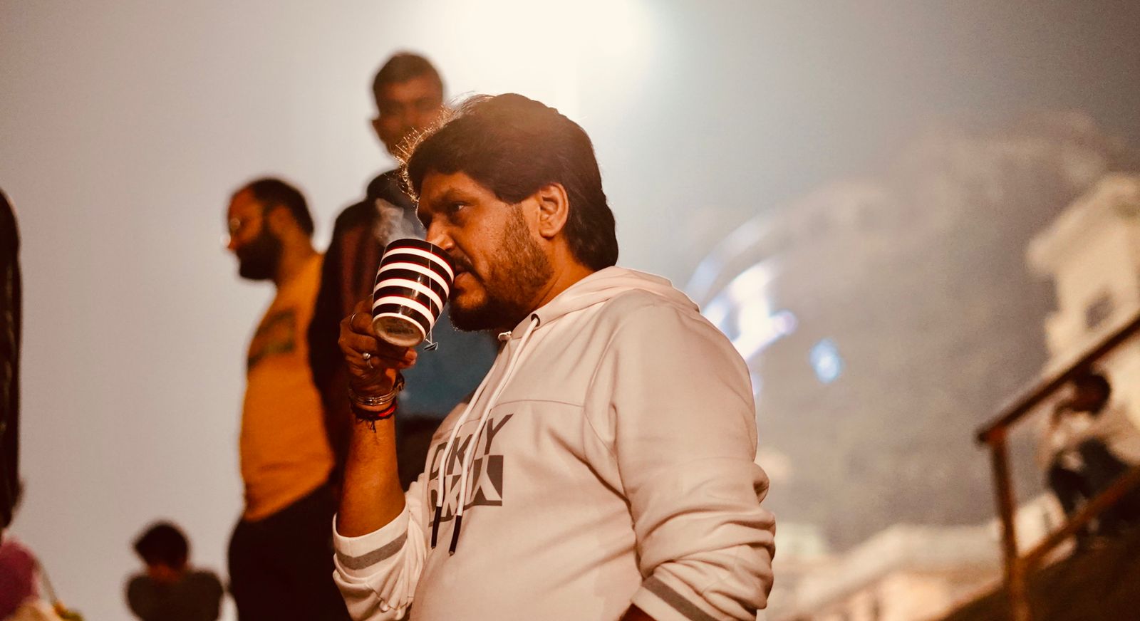 Bravo Entertainment Producer Jayesh Patel in Varanasi for the shoot of feature film Hasal