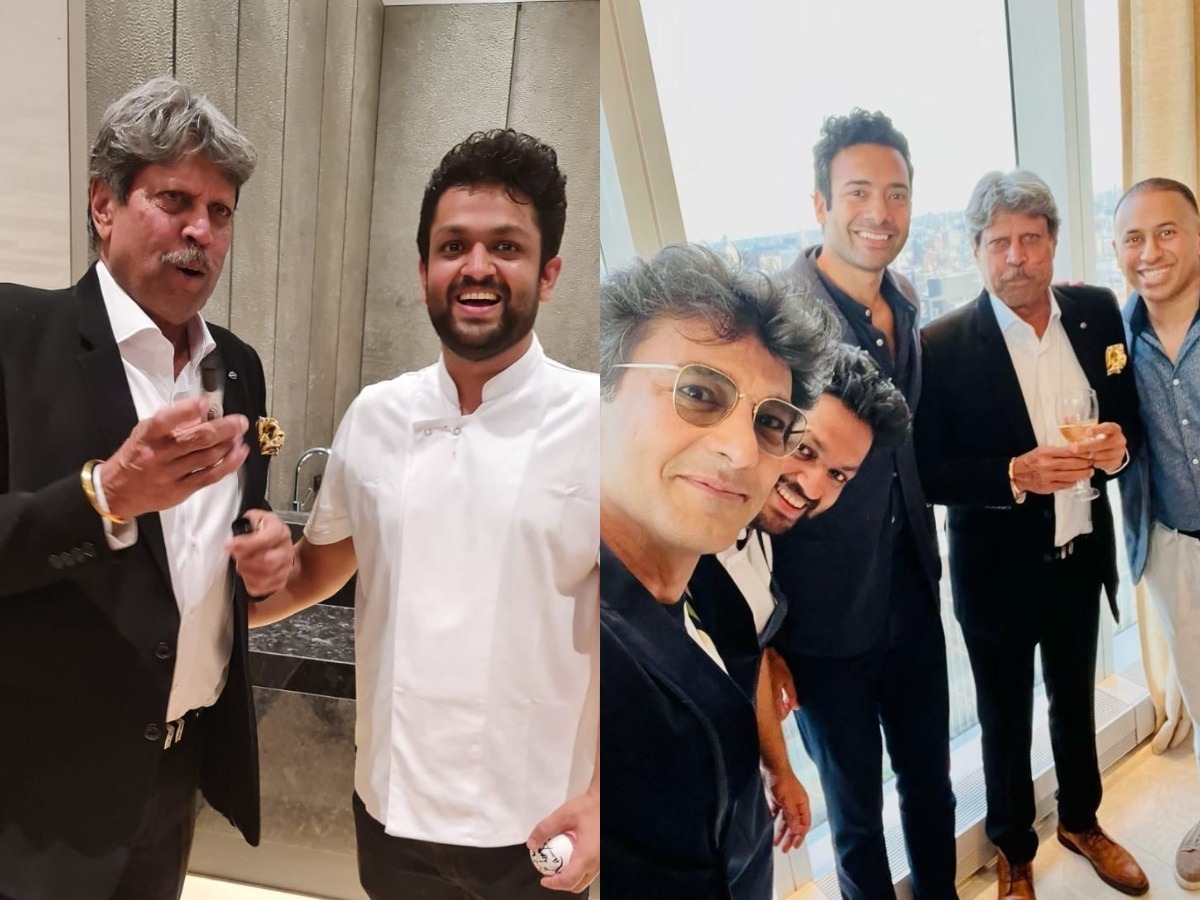 Chef Prashant was thrilled to meet his favorite cricketer and lifetime admirer Kapil dev at a New York event: It has been one of the most memorable experiences of my life