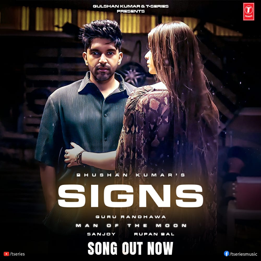 The first music video SIGNS from Guru Randhawa’s album ‘Man of The Moon’ produced by Bhushan Kumar is out now!