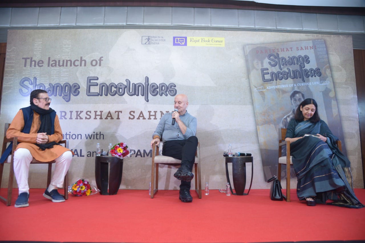 Parikshat Sahni's new book 'Strange Encounters', a collection of his memoirs on Russia, India and Bollywood, launched￼