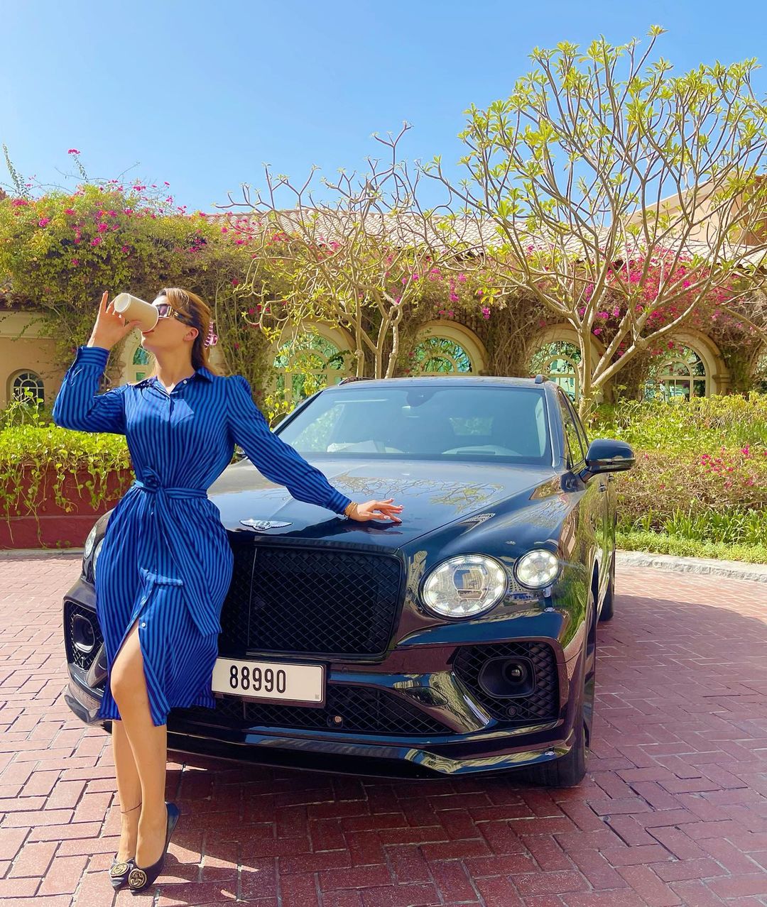 Urvashi Rautela enjoys her Brew Break In A Bentley Bentayga First Edition worth Rs 5CR