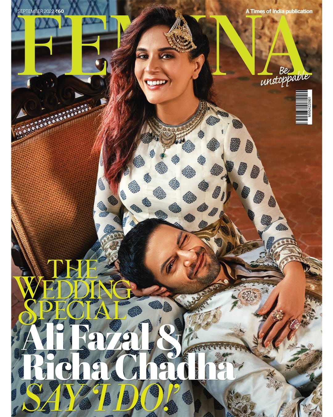 Richa Chadha and Ali Fazal look regal and in love as they pose together for cover of Femina ahead of their wedding!