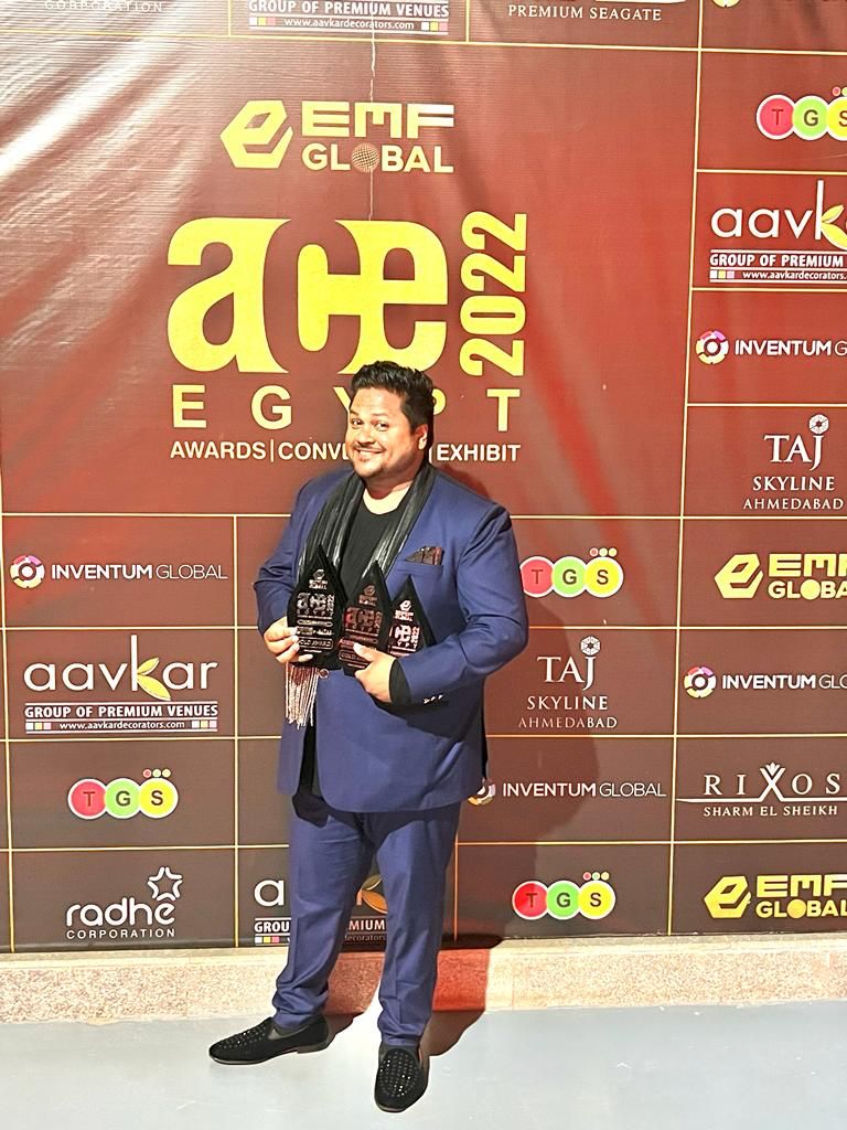 Sumit Khetan, wedding choreographer, bags multiple awards at Egypt EMF