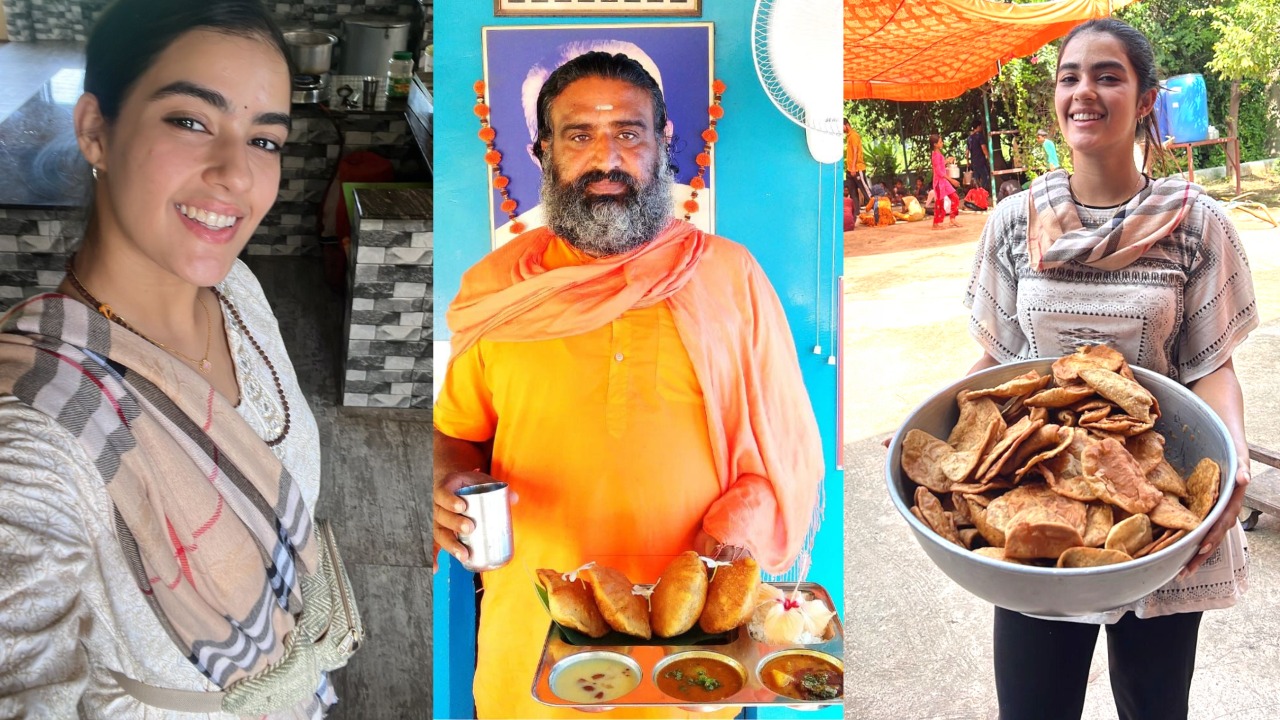 Post the success of her debut movie, Middle Class Love, actress Kavya Thapar heads to Dehradun to take the blessings of her Guru Ji and offer Lungar- Check pictures now