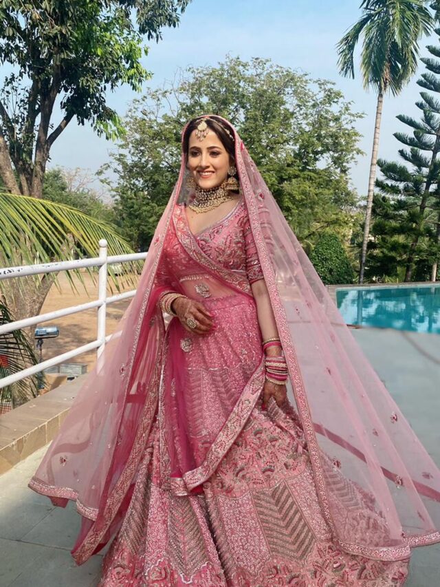 ‘Working with Nupur Sanon and making her look like the most radiant bride was a delightful experience,’ say designers Jigar and Nikita