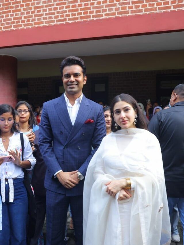 Sara Ali Khan joins the 'No Shame Movement' with IAS officer/actor Abhishek Singh; visits Delhi college, Miranda House to spread awareness amongst young girls!