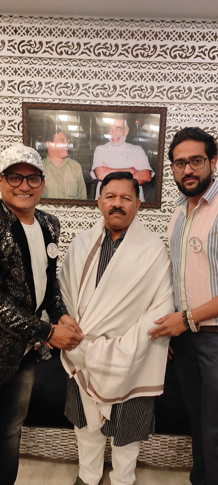 4th DADASAHEB PHALKE ICON AWARD FILMS and MUMBAI POLICE Icon Achiever AWARD 2022 trophy inauguration at Delhi