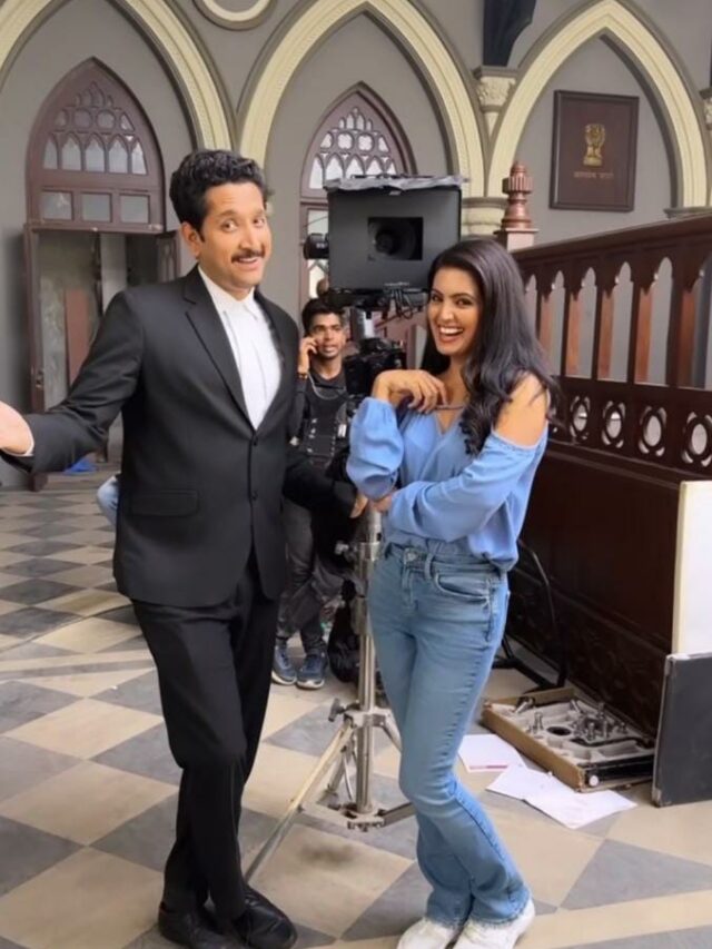 Parambrata Chatterjee shared a beautiful reel with Geeta Basra from the sets of  'Notary'.
