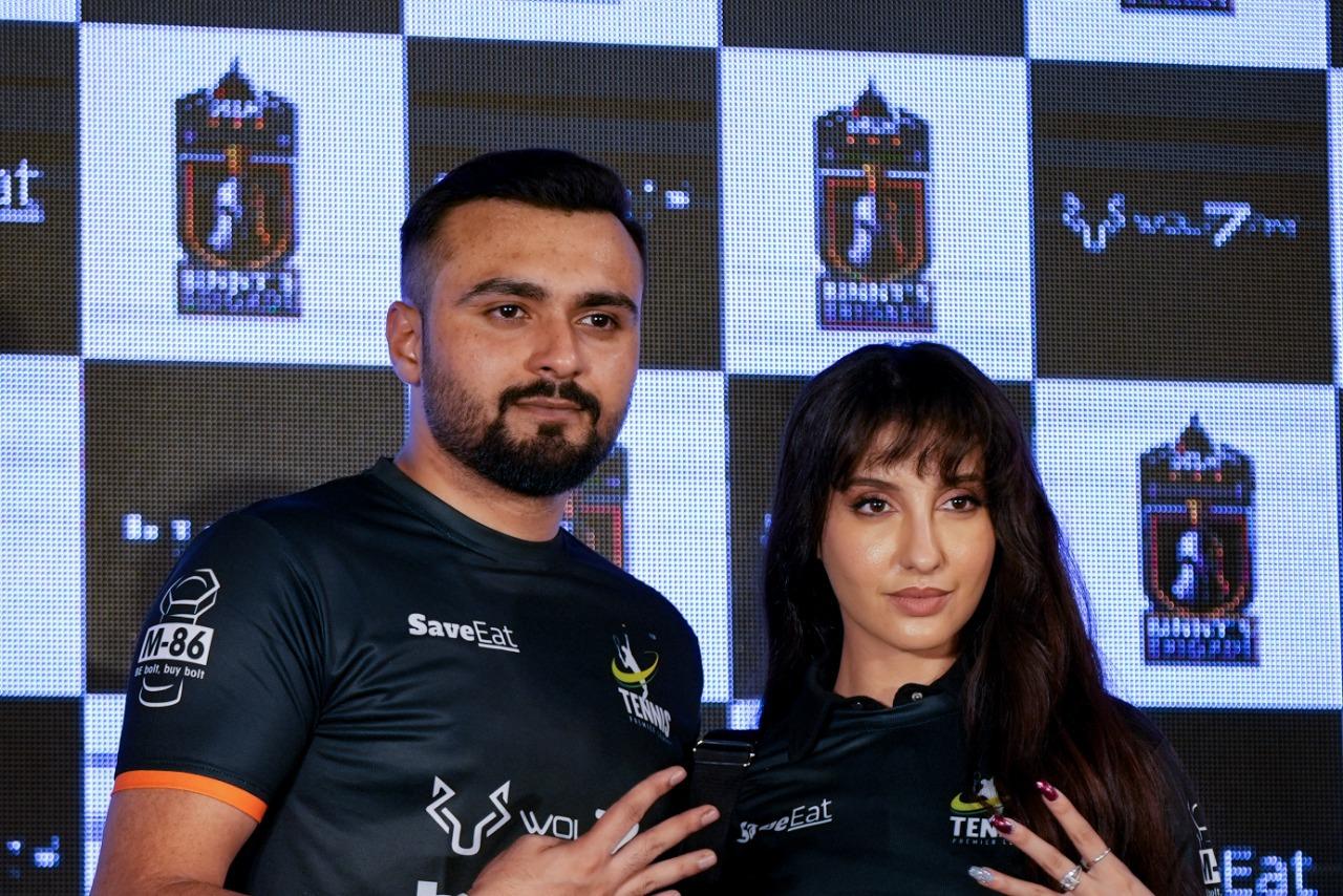 Nora Fatehi unveils Sneh Binny’s Delhi Binny’s Brigade team jersey