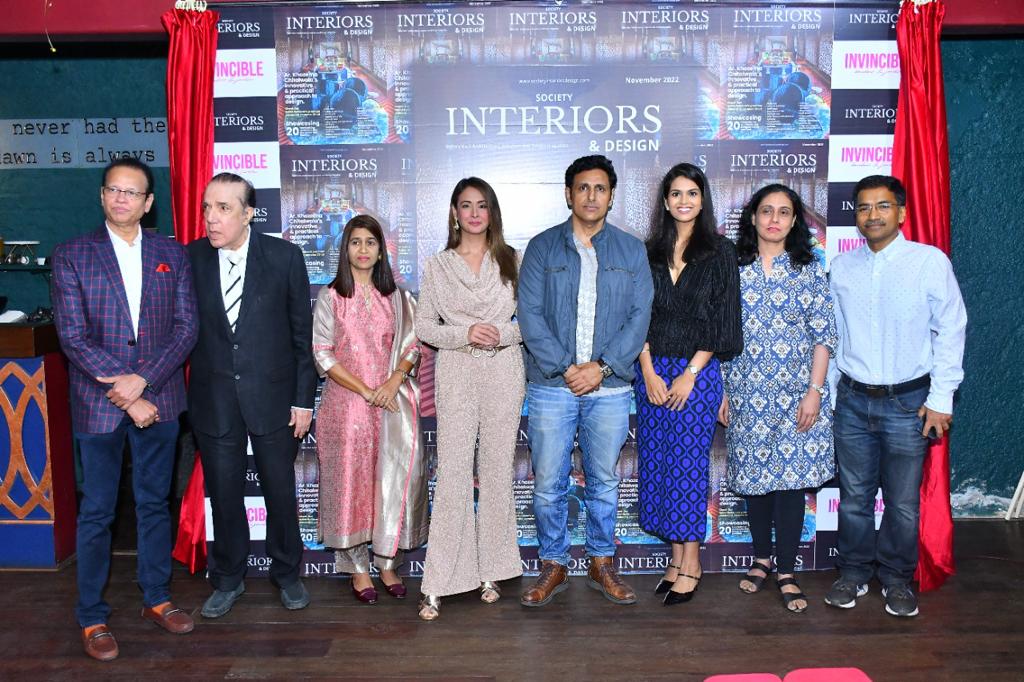 Society Interiors & Design magazine organizes a grandiose event for the cover unveiling of 
its November issue