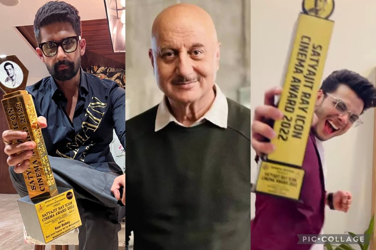 Ravie Dubey, Anupam Kher, Vishal Jetwa and others  awarded the Satyajit Ray Iconic award