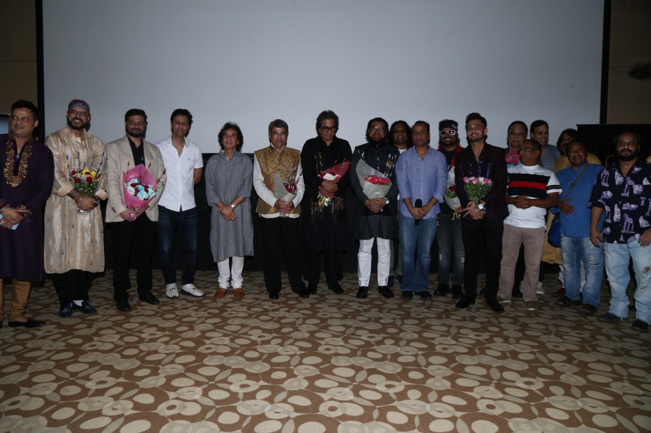 Ustad Zakir Hussain witnessed at the grand song launch "Dil Tod Diya" along with the entire music fraternity of Bollywood.