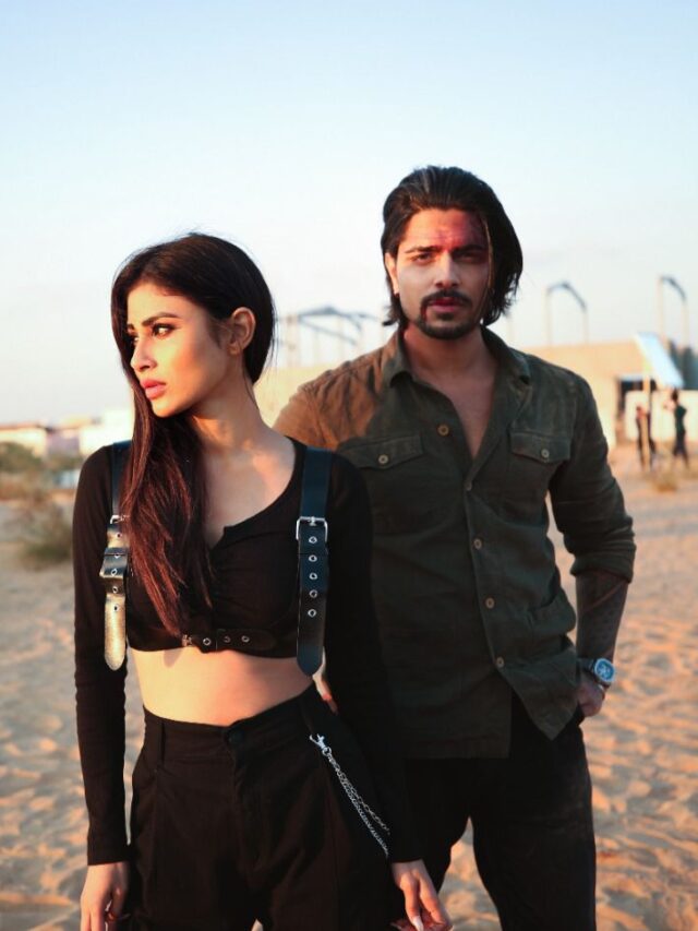 Mouni Roy looks gorgeous as ever as she dons custom made outfits for her latest single Fakeeran