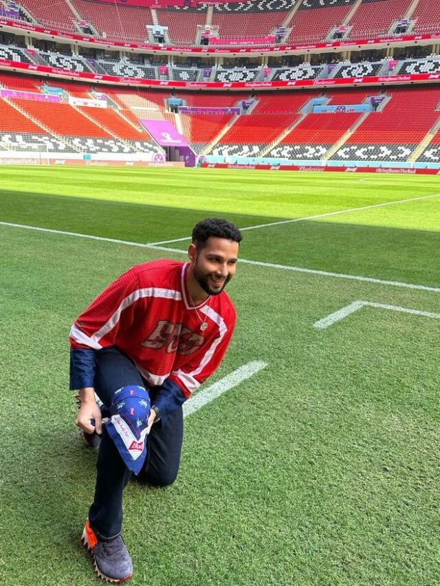 “I can't get over the fact that I shot on the same pitch where Cristiano Ronaldo and Lionel Messi played” shares Siddhant Chaturvedi about his FIFA World Cup anthem with Lil Baby