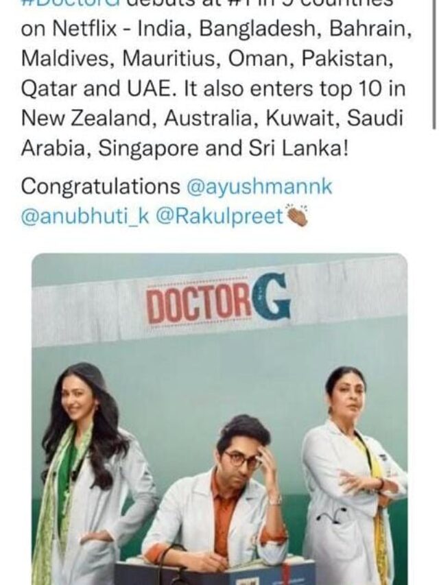 Netizens praise Rakul Preet for her performance in DOCTOR G on its OTT release