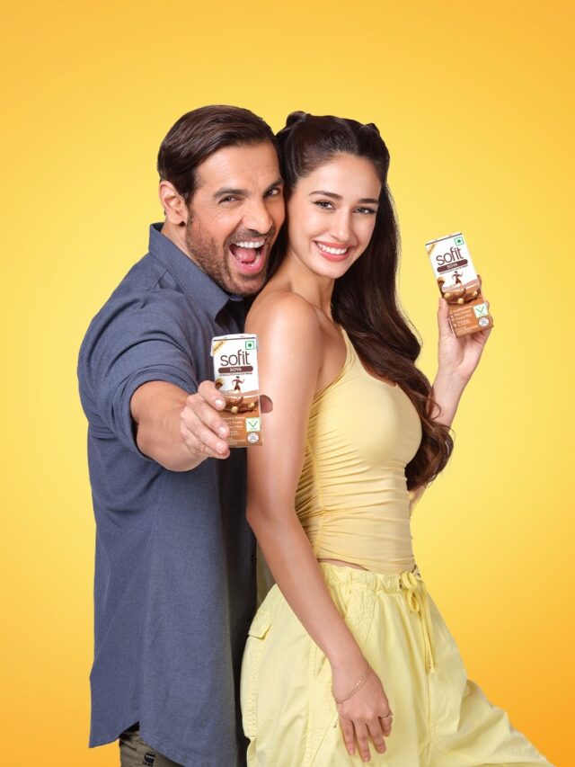 Bollywood actor and fitness enthusiast, Disha Patani joins John Abraham as a brand ambassador for SOFIT Plant-based Drink