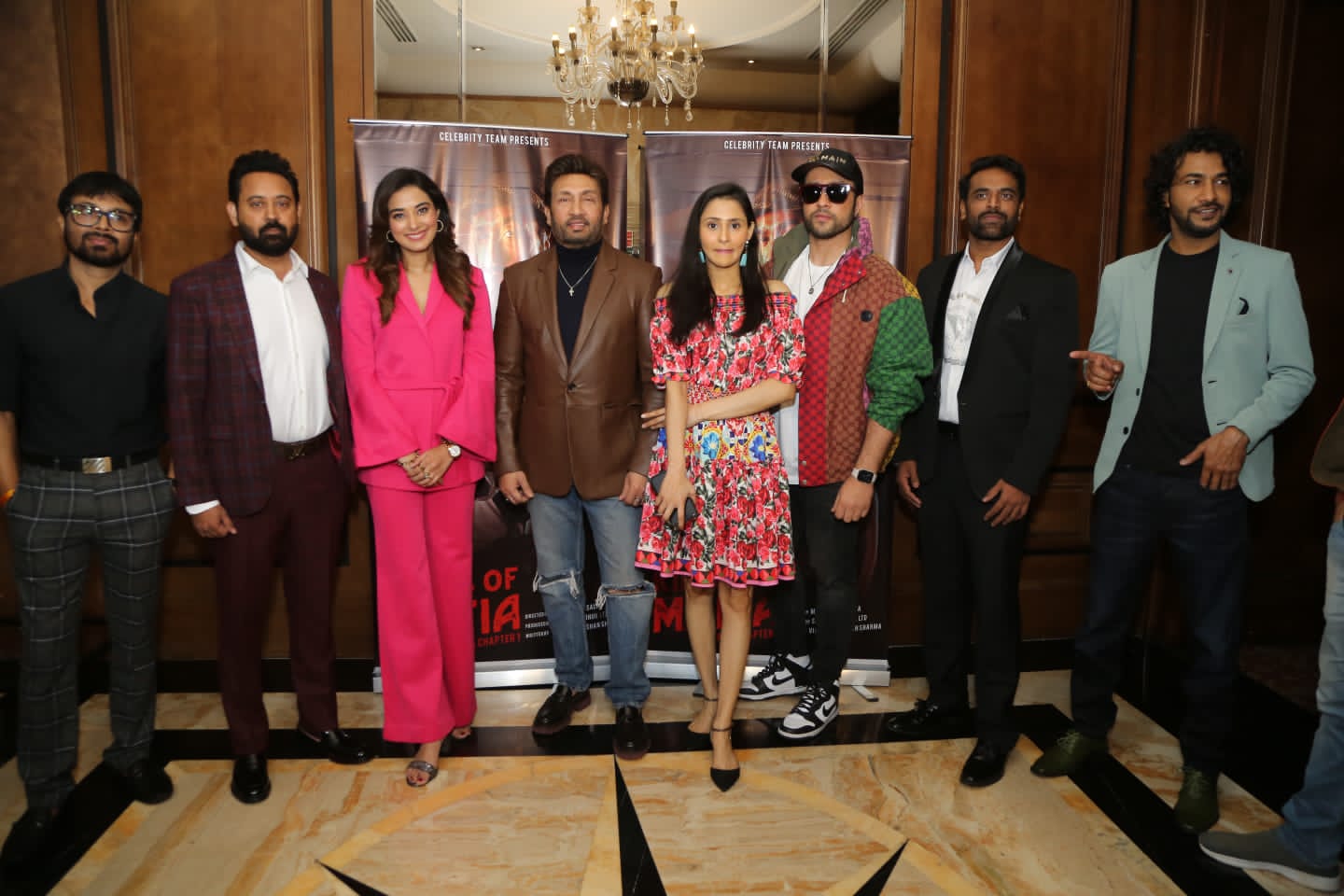 Actor Adam Saini Sekhar & Adhyayan Suman unveiled the poster for "The Kings of Mafia – Asia Chapter I"