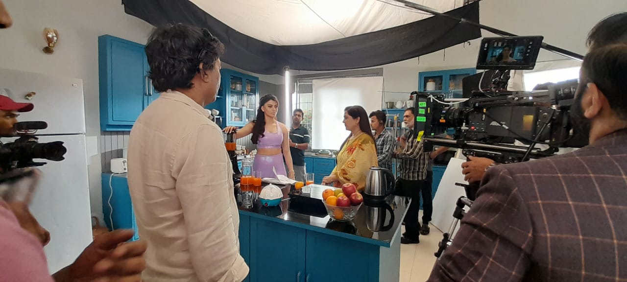 Urvashi Rautela models for Longway Home Appliances