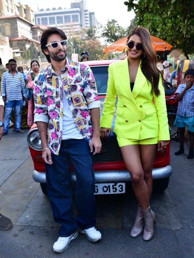 Himansh Kohli and Shakti Mohan paint the town on the occasion of Valentine’s Day as they promote their recently released track Daayein Baayein in the city