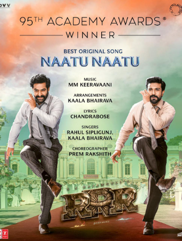 "Lahari Music Celebrates India's First Oscar for Best Original Song with MM Keeravaani's 'Naatu Naatu' from 'RRR'"