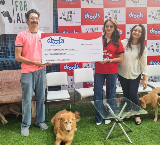 "Drools and Seema Sajdeh team up to feed Mumbai's strays"