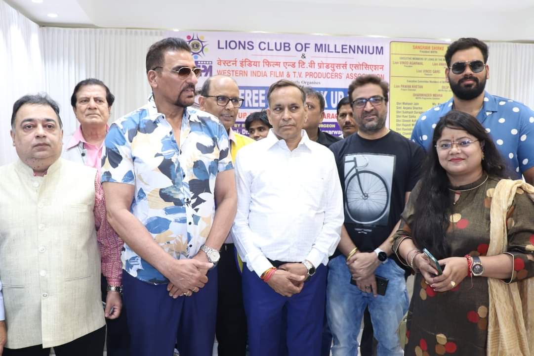 Hundreds of people reached Free Eye Checkup Camp in Andheri by WIFPA- Sangram Shirke