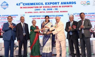 Smt. Anupriya Patel, Union Minister of State for Commerce and Industry graces 47 th Export Awards of CHEMEXCIL