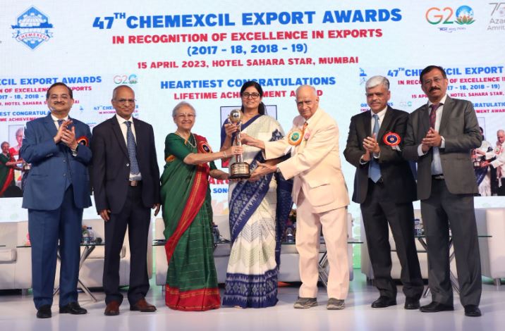 What is the 47th Export Awards ceremony of CHEMEXCIL?