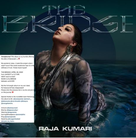 Raja Kumari’s Latest Album ‘The Bridge’: A Pandemic Baby Bridging Ancient and Future Music