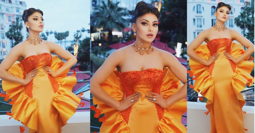 Urvashi Rautela: The Undisputed New Ultimate Queen of Cannes in Homologo's Paris Orange Gown