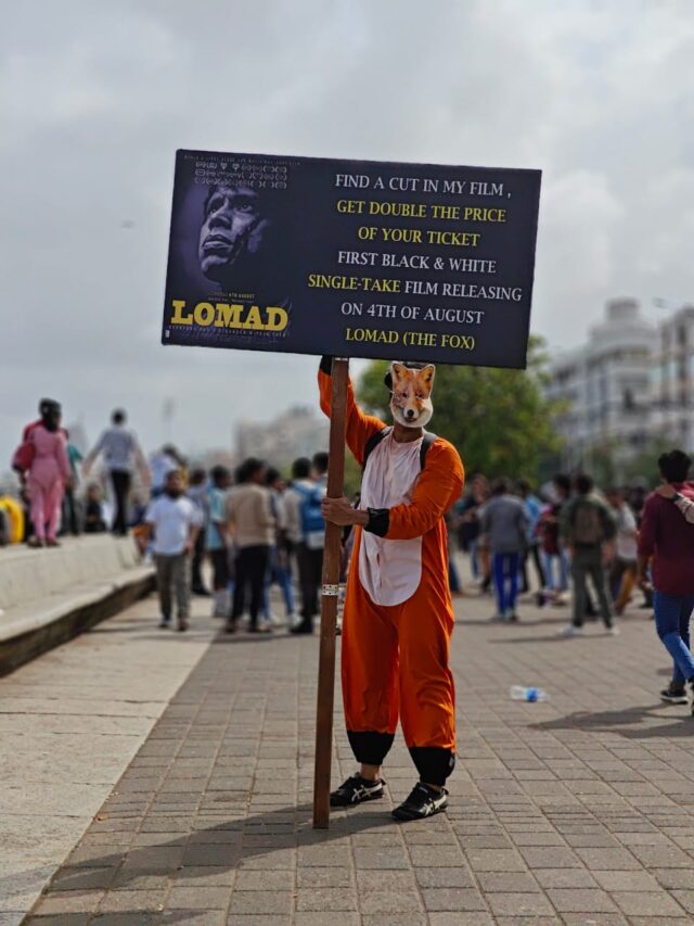 Hemwant Tiwari's unique marketing stunt for Lomad releasing Aug 4 is an eyecatcher!