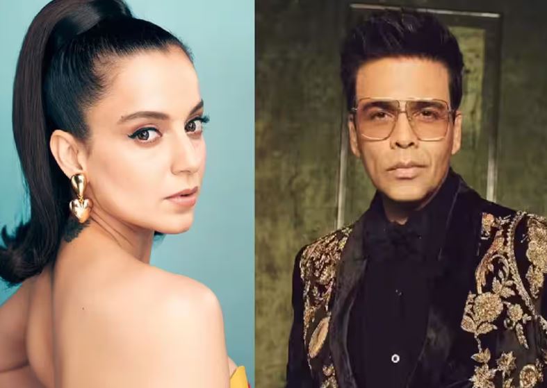 "Kangana Ranaut's Relentless Attack on Karan Johar: Netizens Urge Her to Let Go of Negativity and Focus on Her Work"