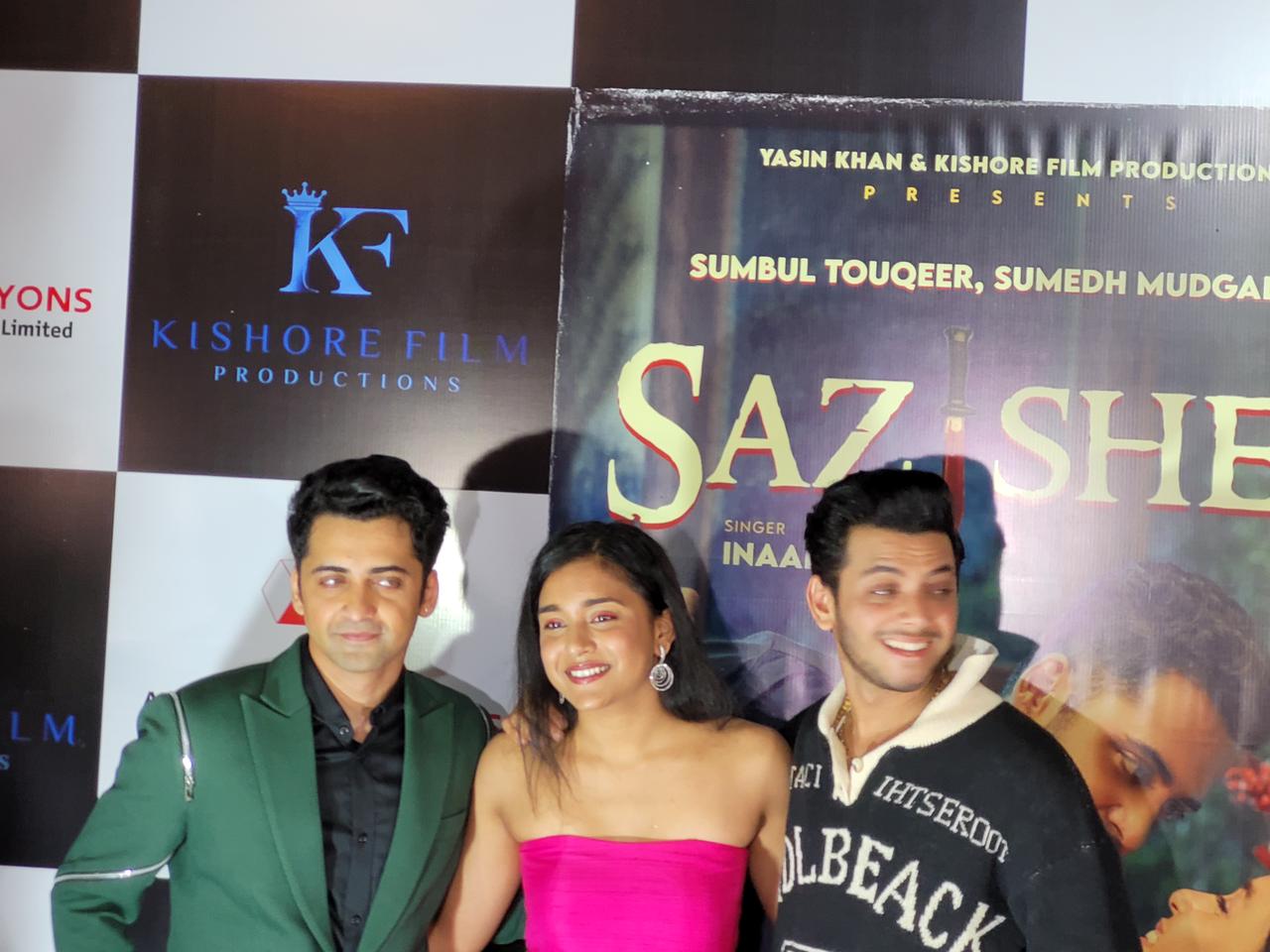 Sumbul Touqeer and Sumedh Mugdalkar's Mesmerizing Music Video 'Saazishen' Launch Event: A Rocking Affair