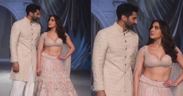 Aditya Roy Kapur and Sara Ali Khan Exude Royalty on the Ramp, but Netizens Miss Ananya Panday