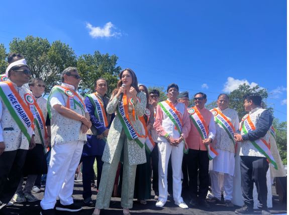 Tamannaah Bhatia Leads the Celebration as Grand Marshal of 19th India Day Parade in New Jersey