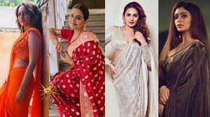 Bollywood's Saree Stunners: Vidya Balan, Ritabhari Chakraborty, Sonakshi Sinha, and Huma Qureshi all 4 Showcase Elegance and Glamour