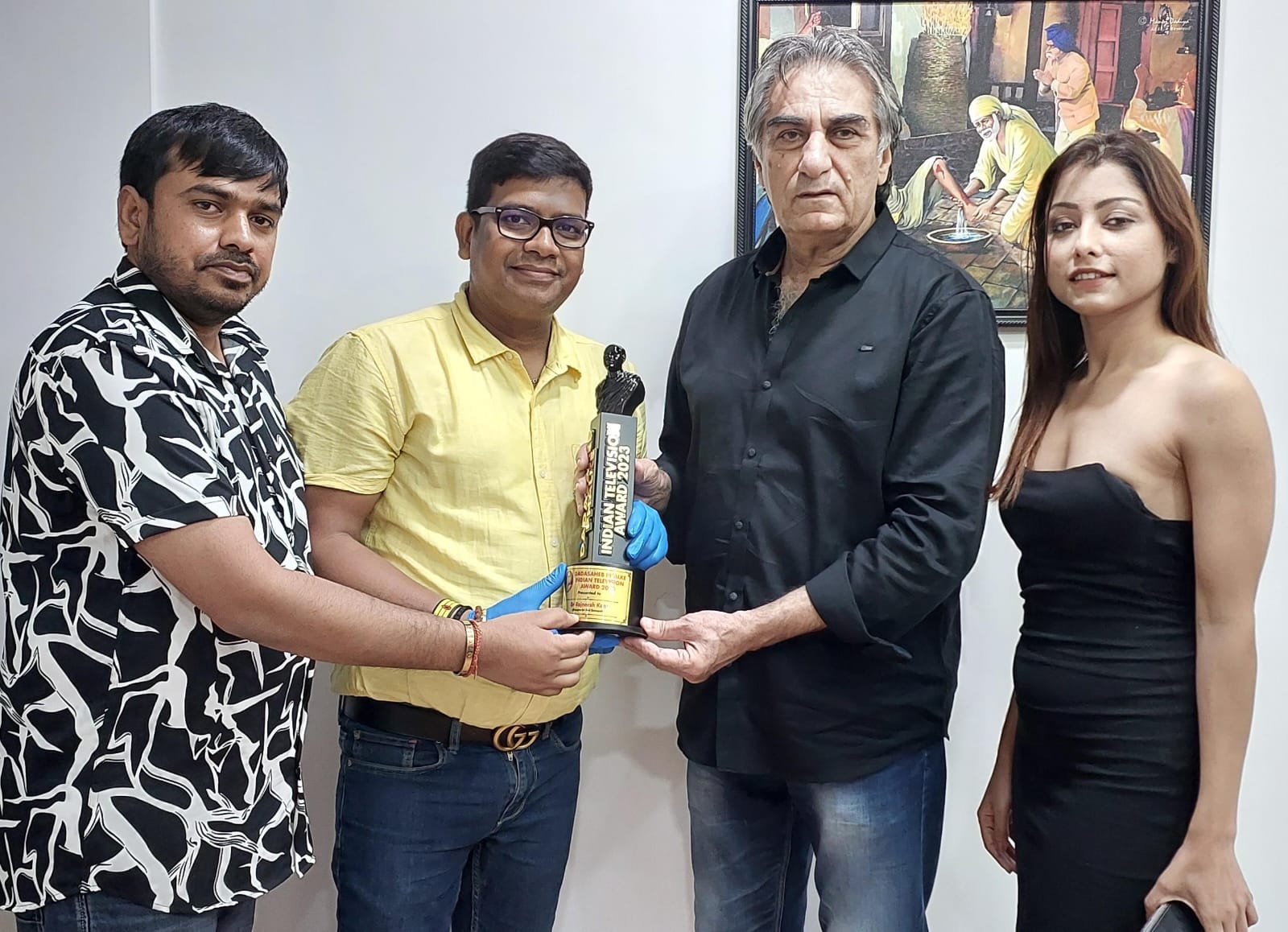 Sanjay Bhushan Patiala Receives Dadasaheb Phalke Indian Television Award