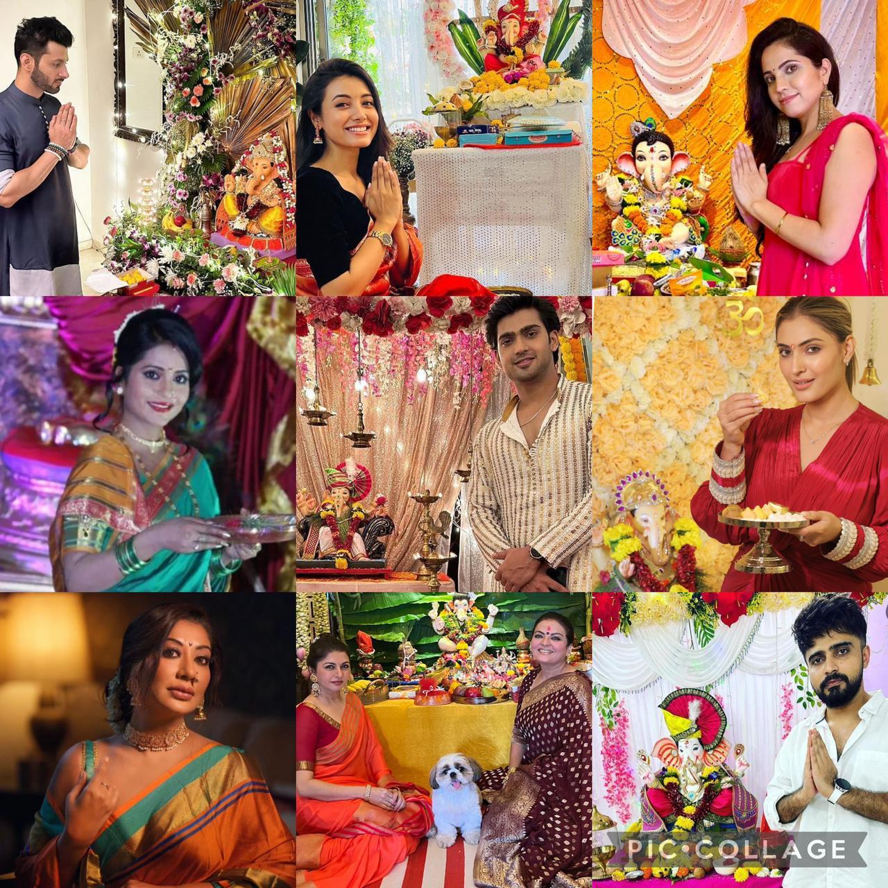 Celebrities Welcome Lord Ganpati with Festive Fervor