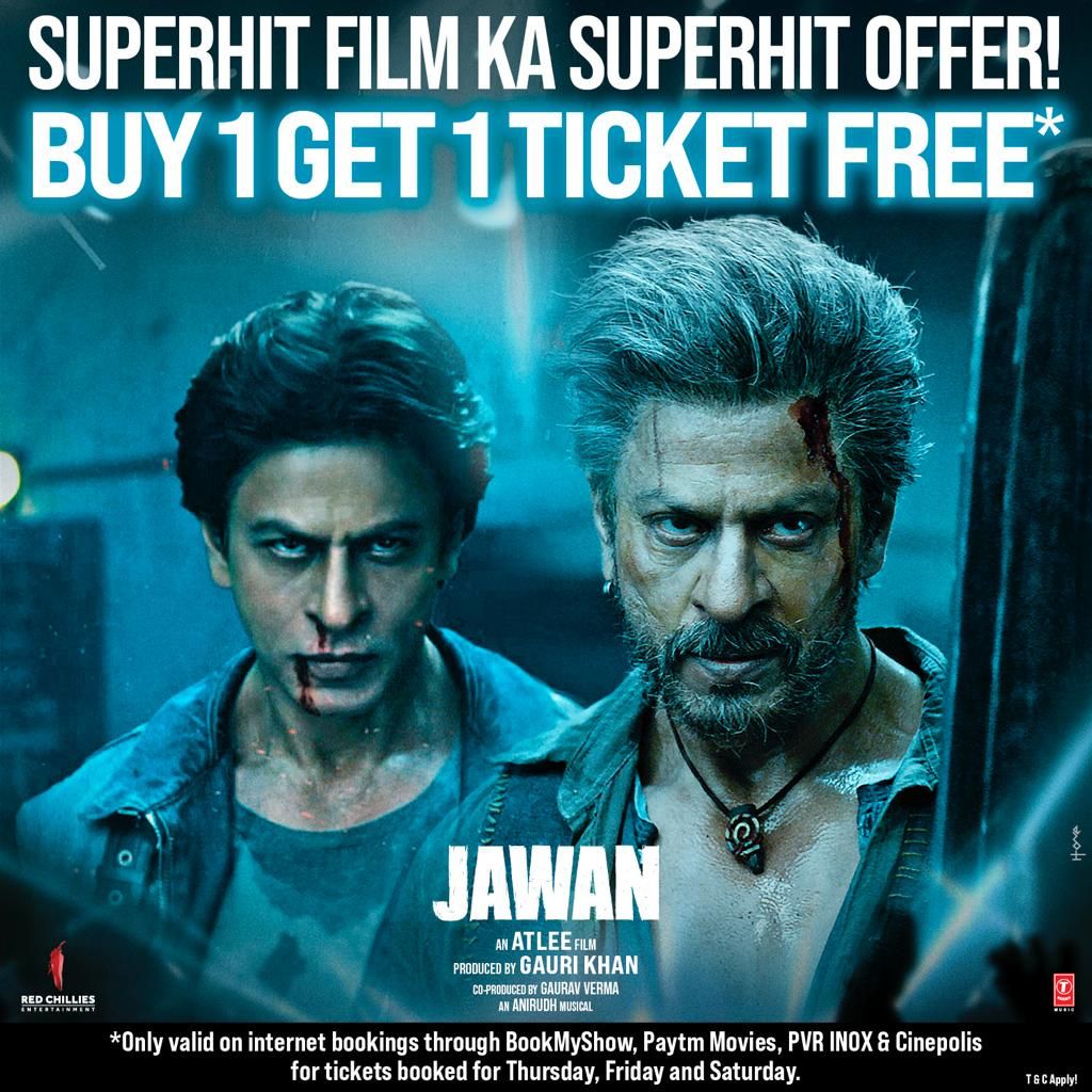 SRK's Heartwarming Gesture During #ASKSRK Inspires Buy-One-Get-One Ticket Free Offer for 'Jawan'