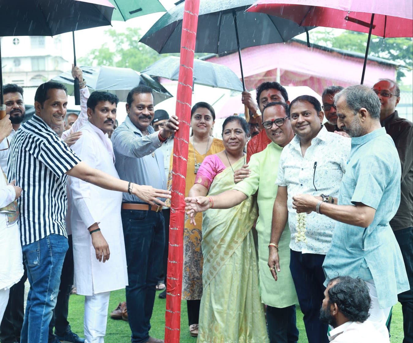 Swar Aalap's ANANTA Navratri 2023 Kicks Off with a Joyful Bhoomi Pujan