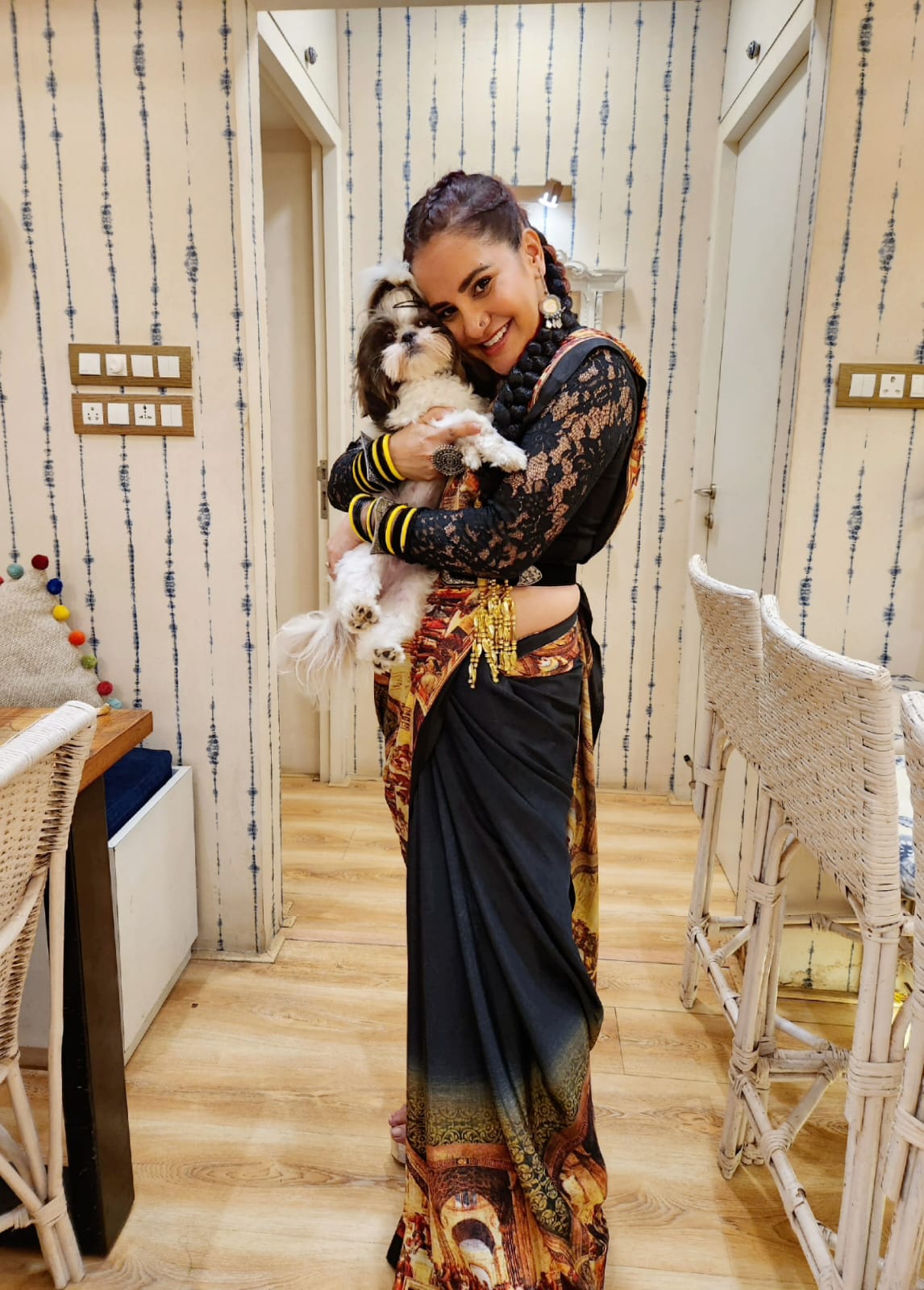 Lizaa Malik Honors Four-Legged Daughter with Unique House Name Plate