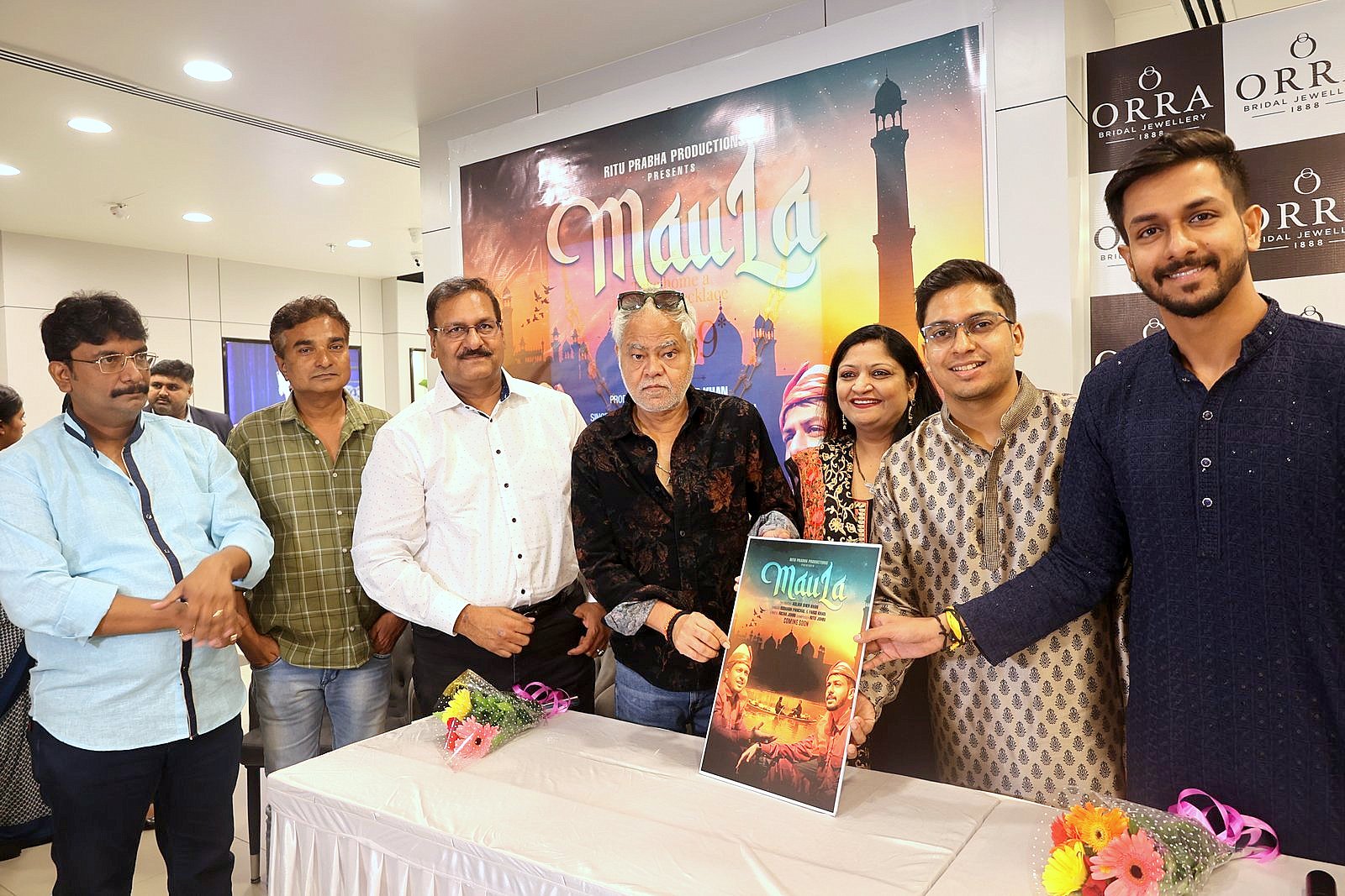 Music Video "Maula" Launched by Bollywood Actor Sanjay Mishra, Producer Aslam Sher Khan, and Team