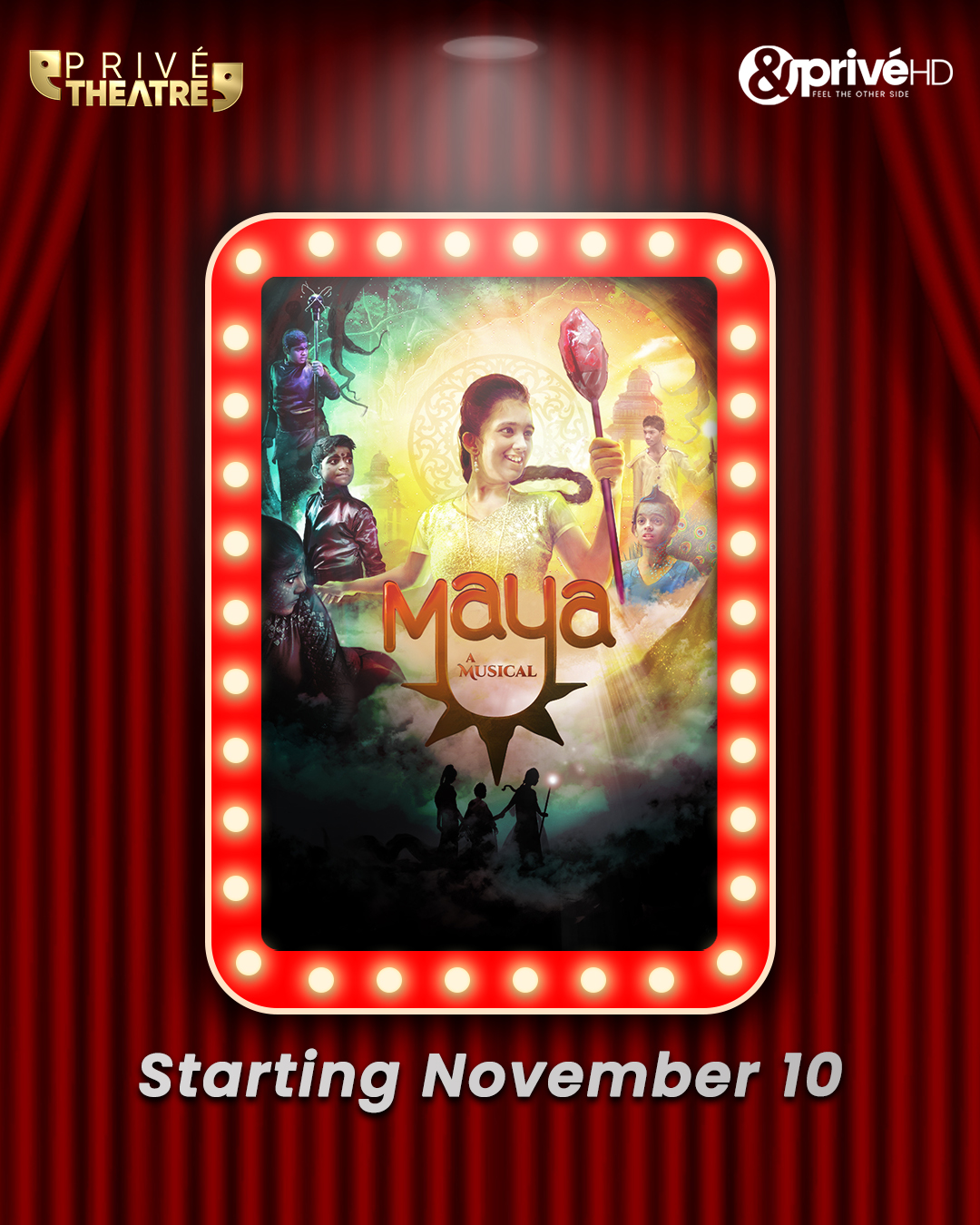 Experience The Magic of Prive Theatre with Maya: Find Your Light On &Privéhd