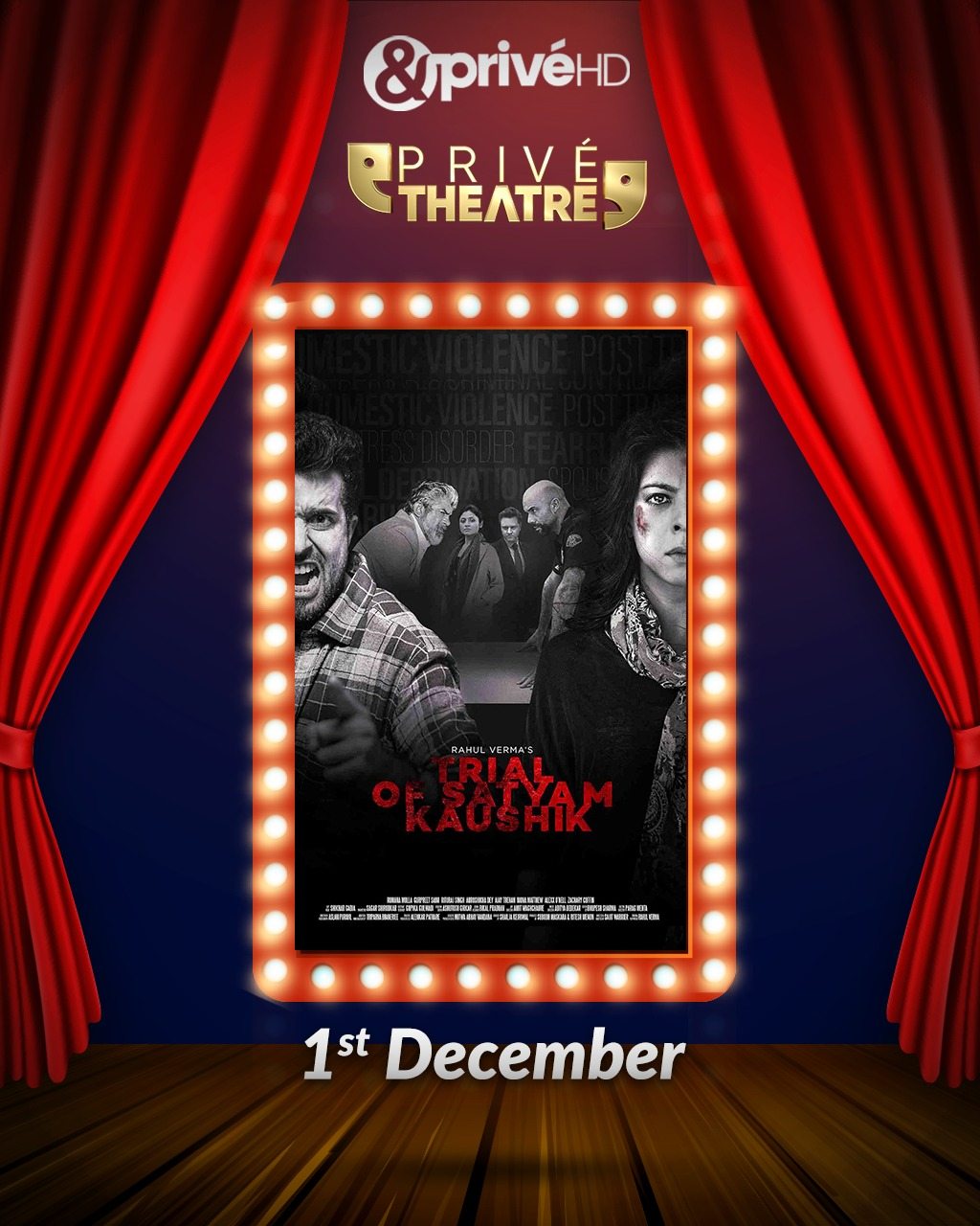 "Prive Theatre Presents 'The Trial of Satyam Kaushik': A Riveting Whodunit Unfolding on &amp;PriveHD"