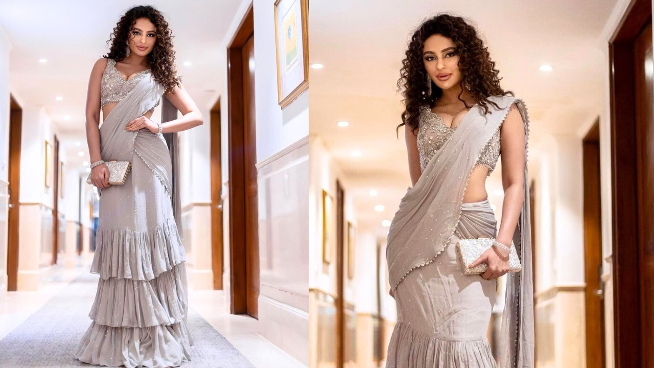 "Seerat Kapoor's Enchanting Ruffle Saree Looks: Elevate Your Glam Quotient Effortlessly"
