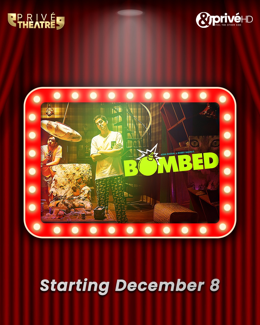 "Prive Theatre Presents 'Bombed': A Hilarious Roller-Coaster of Laughter and Chaos"