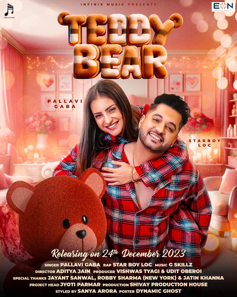 Pallavi Gaba and Star Boy LOC's Christmas Gift: New Music Video "Teddy Bear"