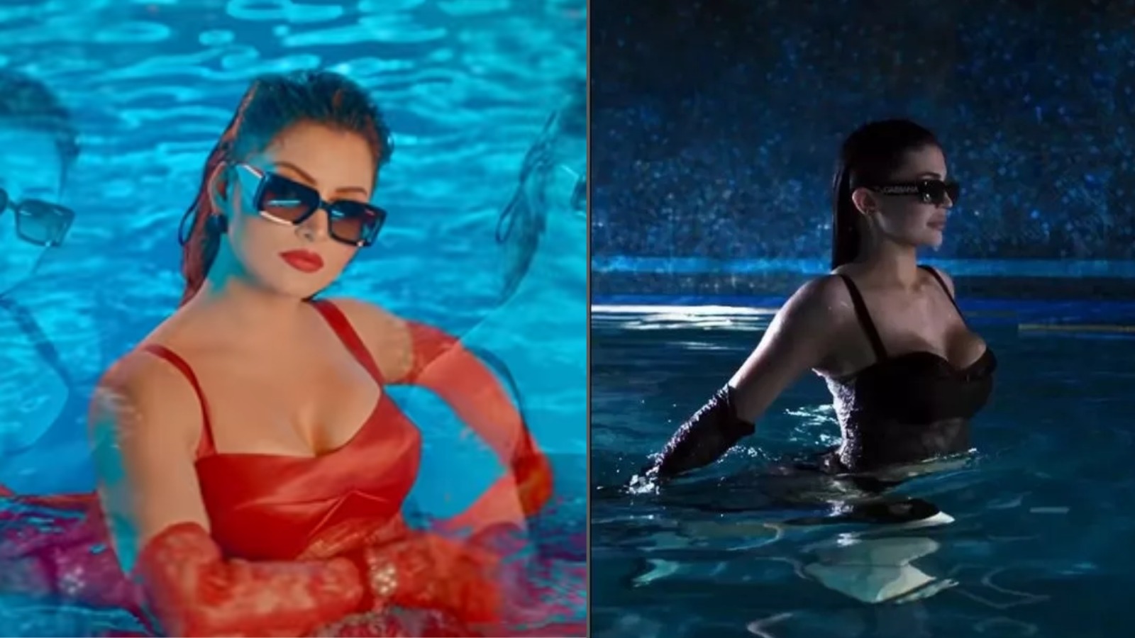 Urvashi Rautela Channels Kylie Jenner Vibes in Red Hot Swimsuit, Sets Internet Ablaze